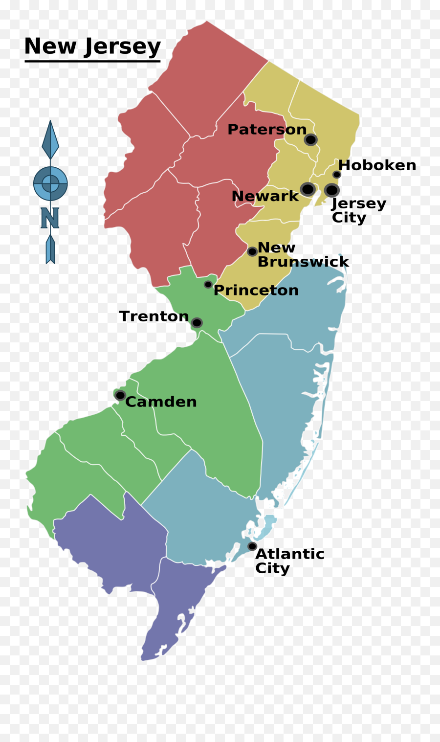 New Jersey Map Transparent Png - California And New Jersey Emoji,Ezekiel Elliott Emoji Shirt