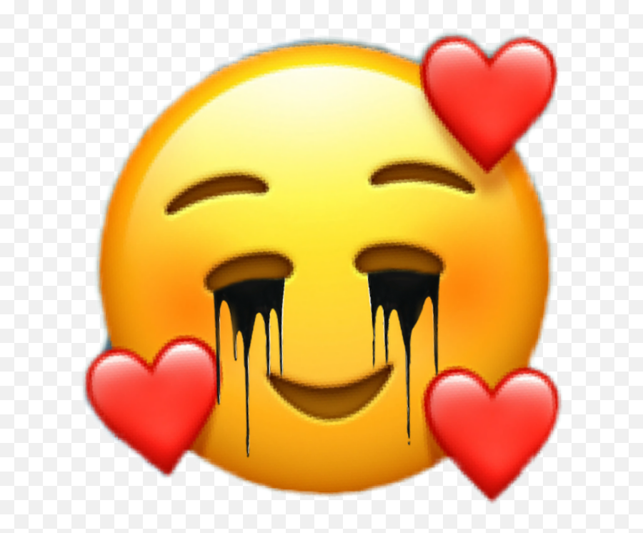 Sad Iphoneemoji Iphone Emoji Sademoji - Heart Face Emoji Png,Iphone Emoji