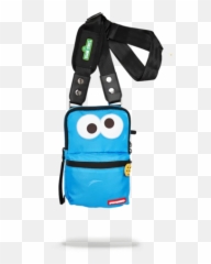 Shop Mens Kravekicks - Cookie Monster Sprayground Shoulder Bag Emoji,Emoji Shoulder Bag