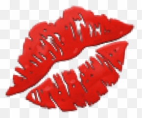 Download Kuss Kiss Lips Lippen Red - Emoji Transparent