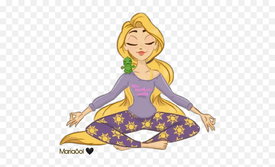 Yoga Stickers For Whatsapp - Princess Disney Stickers Png Emoji,Yoga Emojis