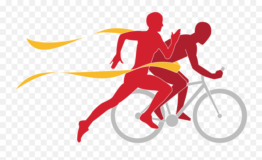 Olympic Cycling Clipart - Transparent Running Man Png Emoji,Cyclist Emoji