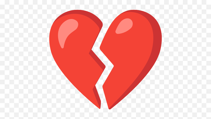 Broken Heart Emoji - Black Heart Broken,No Love Emoji