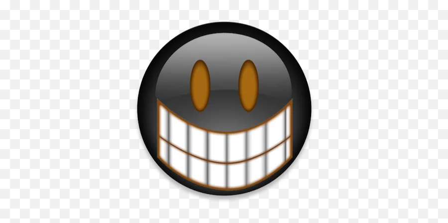 Telegram Sticker 6 From Collection Black Emoji Ios - Happy,Popcorn Emoji