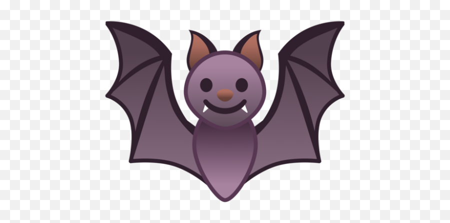 Bat Purple Emoji - Bat Emoji,Purple Emoji
