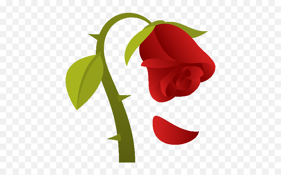 Wilted Flower Nature Gif - Dead Rose Emoji Png,Dead Rose Emoji