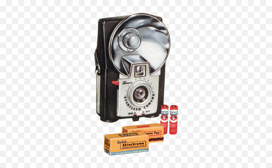 Brownie Starflash 1957 - 1965 Best Digital Camera Vintage Kodak Brownie Starflash Camera Emoji,Movie Camera Emoji