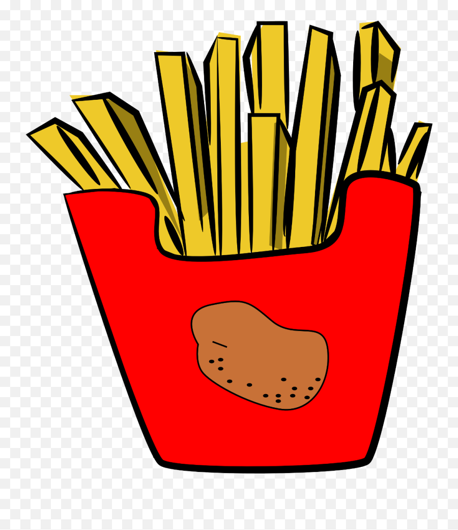Fries Vector French Fry Transparent Png Clipart Free - French Fries Free Clipart Emoji,French Fries Emoji