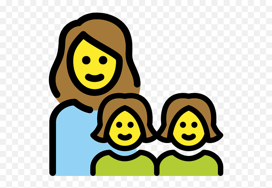 Family Woman Girl Girl Emoji Clipart Free Download,Girls Emoji