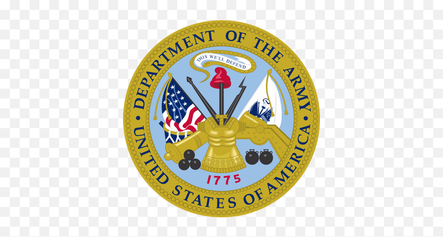 Us Army Logo Transparent Png - United States Of America Department Of The Army Emoji,Military Emojis