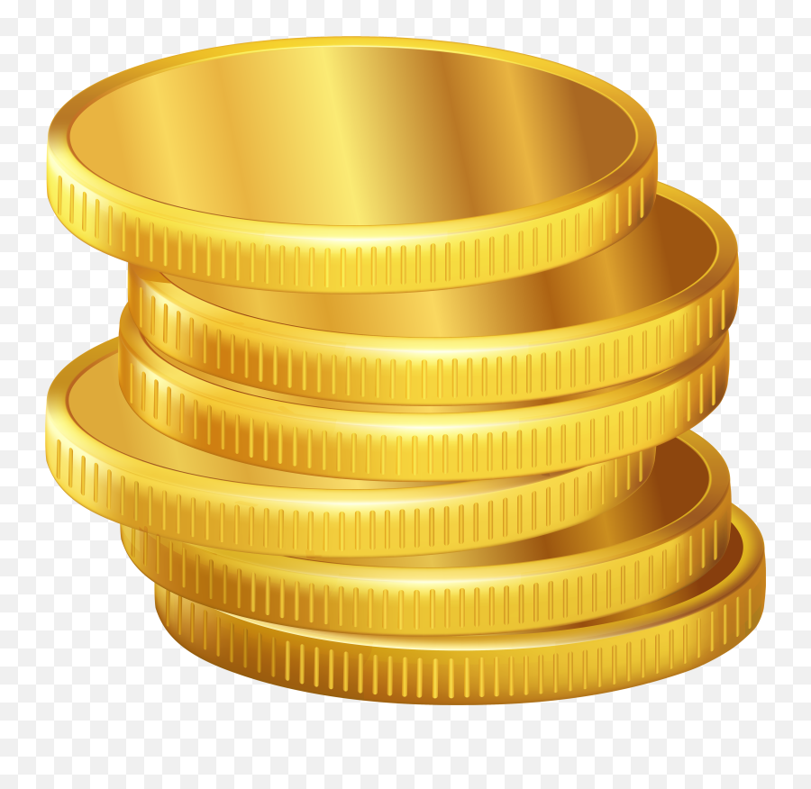 Gold Coins Clipart Png - Gold Coins Clipart Png Emoji,Gold Bar Emoji