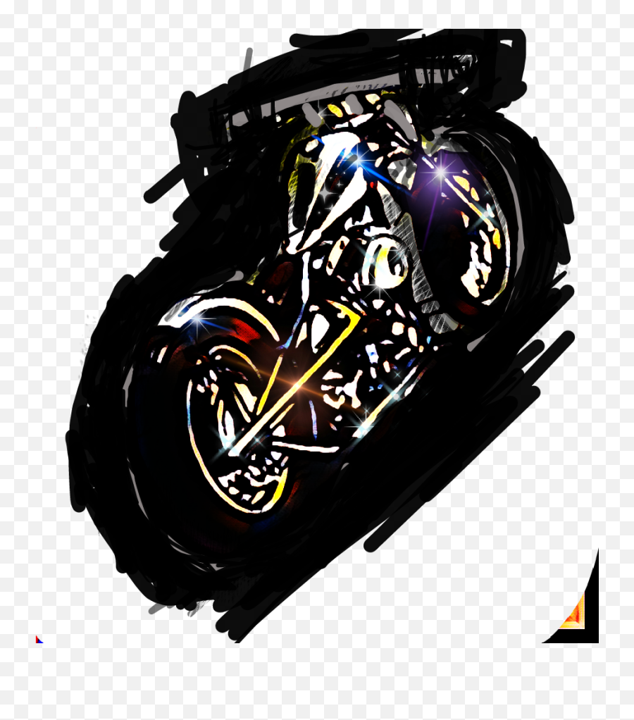 Sticker - Chopper Emoji,Harley Davidson Emoji