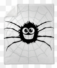 Cartoon Spider Plush Blanket Pixers - Cartoon Emoji,Spider Emoticon