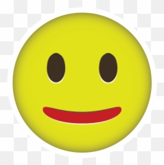 Phone Emoji Sticker Moderately Happy - Smiley Bof