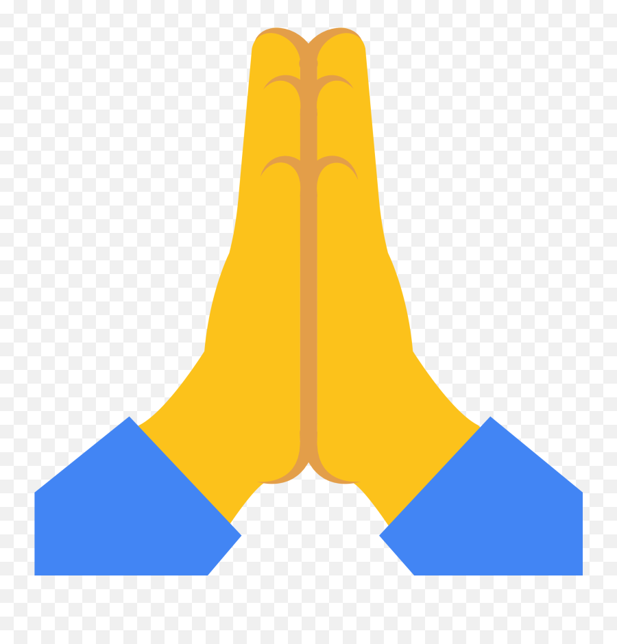 Thankful Emoji - Emoji Praying Hands Vector,Flexing Emoji