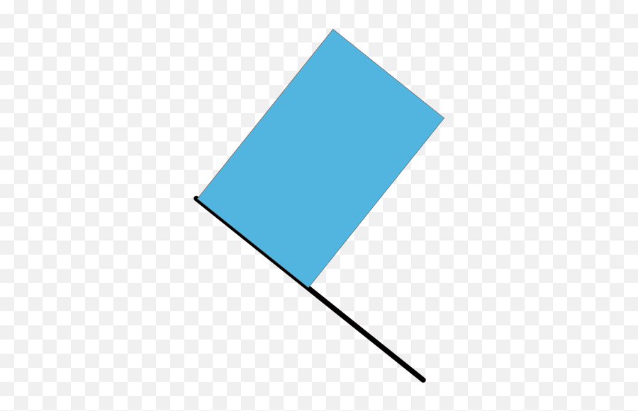 Blue Flag Vector Illustration - Blue Flag Clip Art Emoji,Thumbs Down Emoji