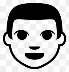 Emojione Bw 1f468 - Clip Art