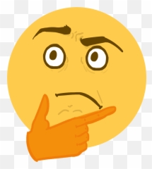 Thonk Transparent Picture - Thonk No Background Emoji,Thonk Emoji Png ...