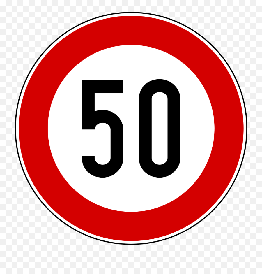 Italian Traffic Signs - Speed Limit Sign Uae Emoji,Italian Emoji