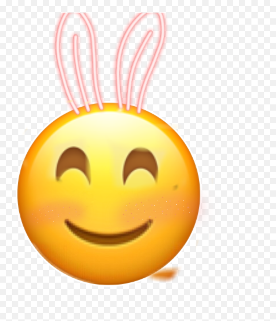 Freetoedit Bunny Emoji - Smiley,Bunny Emoticon