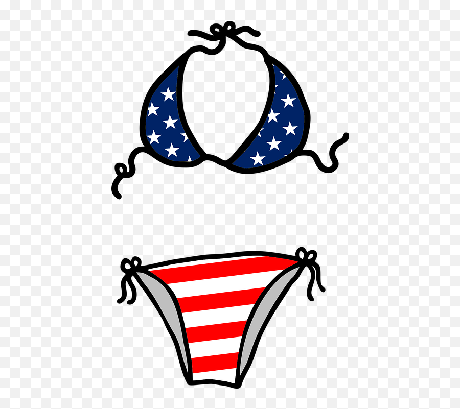American Bikini Swimsuit - Lingerie Top Emoji,Native American Emojis