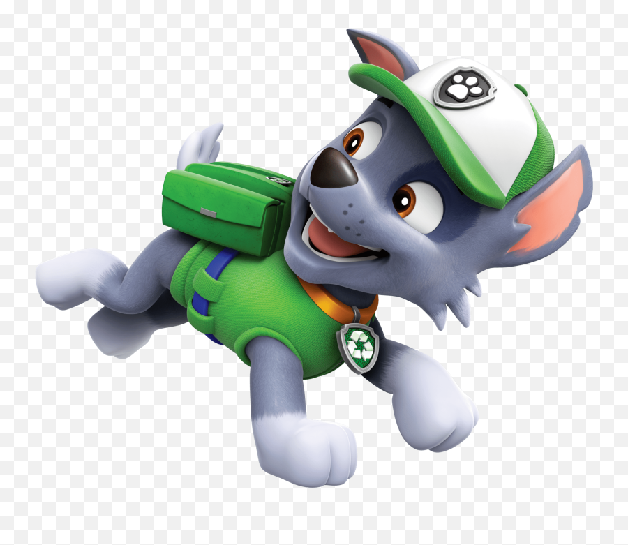 Rocky Running Paw Patrol Clipart Png - Rocky Paw Patrol Clipart Emoji,Rocky Emoji