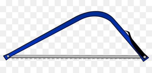 Saw Hacksaw Tool Cut Blade - Bow Emoji
