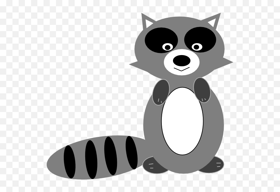 Free Raccoon Clipart - Transparent Raccoon Clipart Png Emoji,Raccoon Emoji Copy