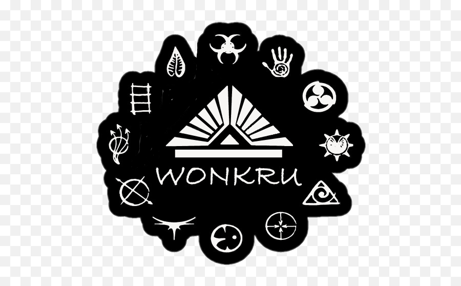 Thehundred Wonkru Trikru Azgeda Sank - Wonkru Black And White Emoji,100 Hundred Emoji