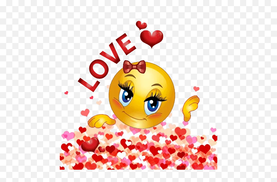 Love Emoji Png Pic - Je T Aime Smiley,Love Emoji
