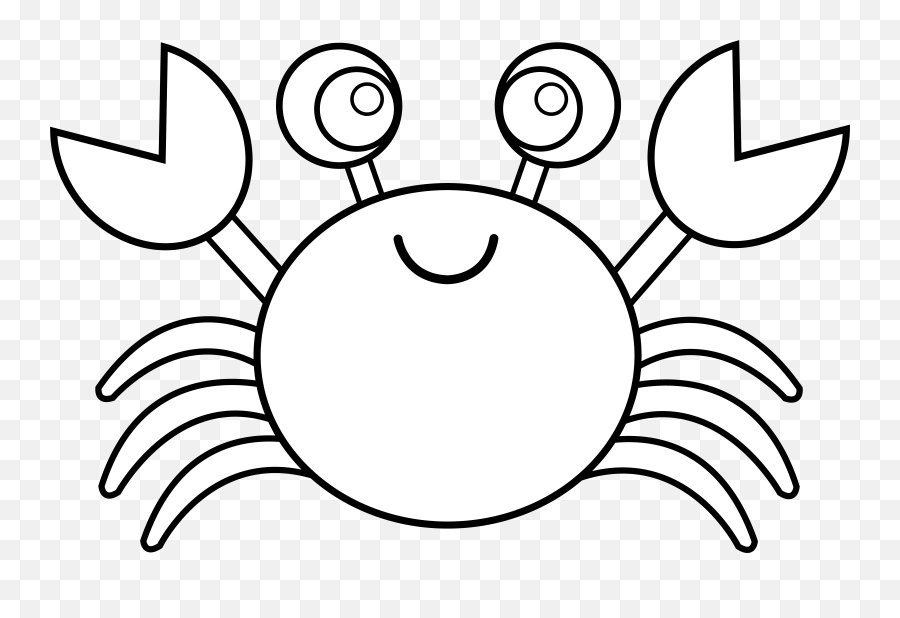 Crab Clipart Black And White Free Clipart Images 2 - Clipartix Crab Black And White Clipart Emoji,Crab Emoji