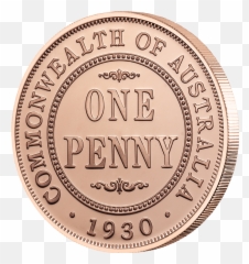 1930 Penny Rose Gold Plated Commenorative - Emblem Emoji,Coin Emoji