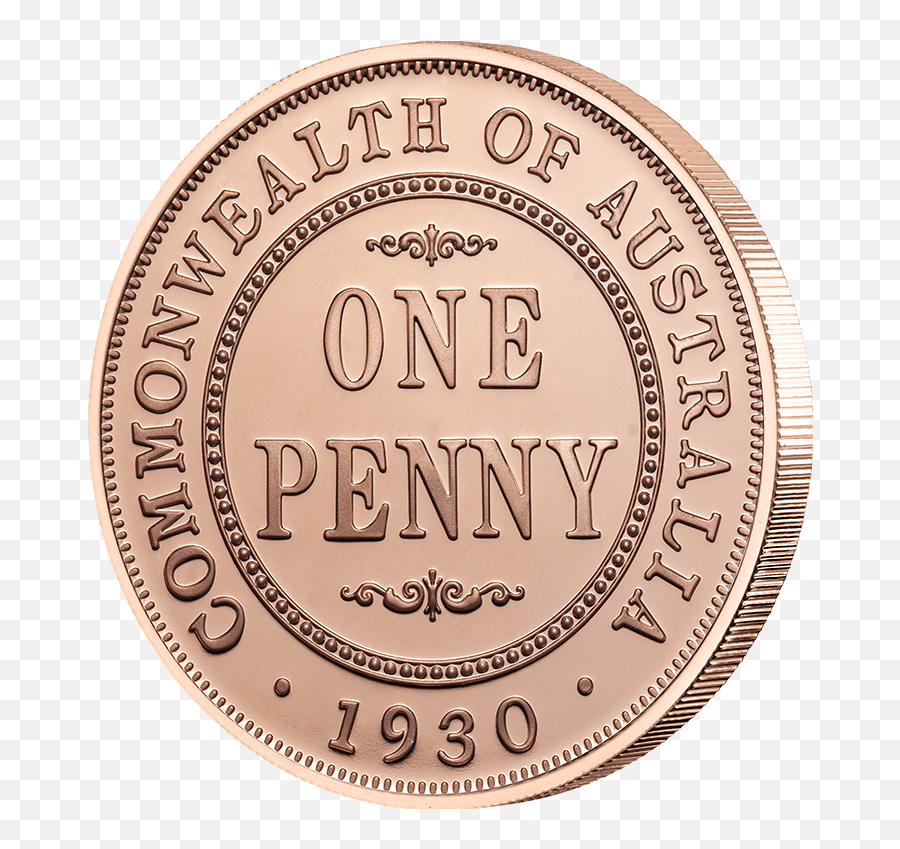 1930 Penny Rose Gold Plated Commenorative - Emblem Emoji,Coin Emoji ...