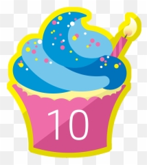 Happy 10th Anniversary Clipart - Emoji