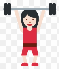 Twemoji2 1f3cb - Lifting Weight Clipart Emoji,Kid Emoji