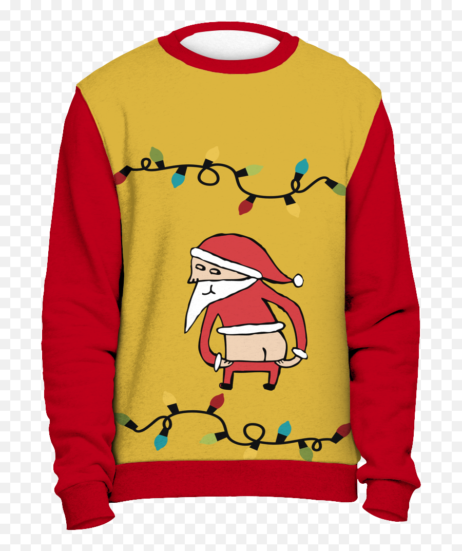 Transparent Background Ugly Sweater Clipart - Ugly Sweater Clipart Emoji,Emoji Jumper
