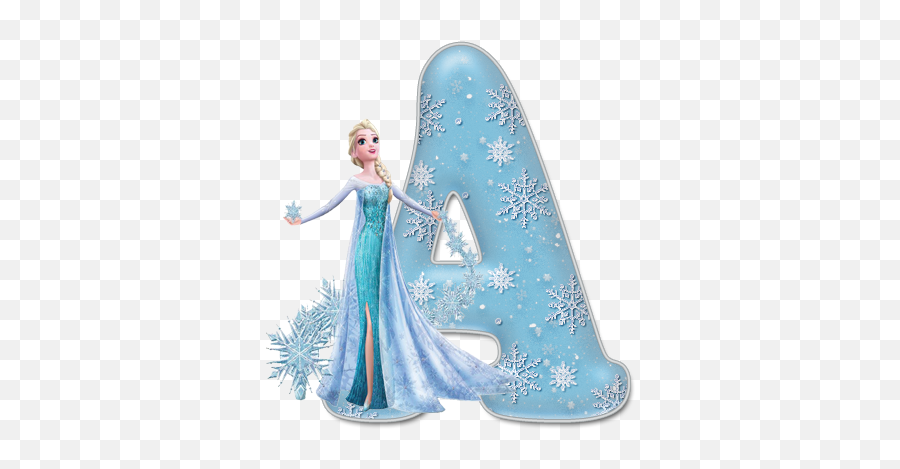 Alfabeto De Elsa Con Vestido De Gala - Frozen Alphabet Emoji,Bizcochos De Emoji