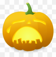 Sadness Halloween Pumpkin Yellow For - Jack O Lantern Clipart Emoji