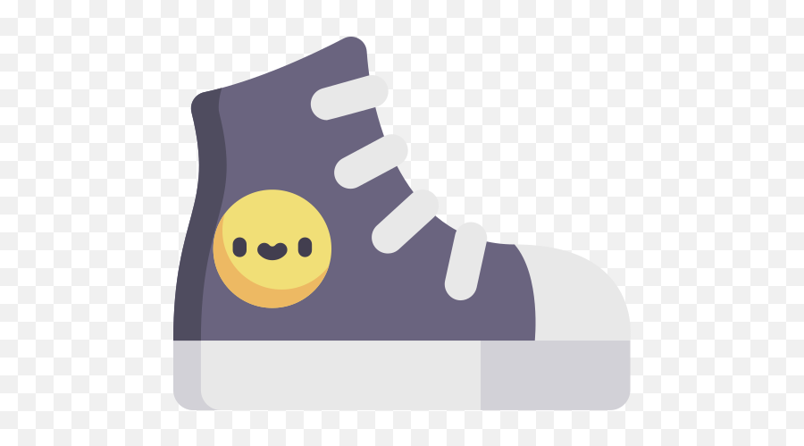 Sneakers - Free Fashion Icons Smiley Emoji,Rock And Roll Emoticon