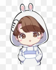 Kpop Chibi Png - Jungkook Cartoon Emoji