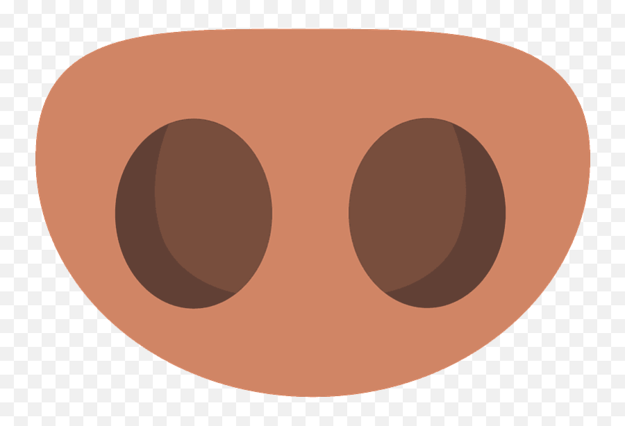 Pig Nose Emoji Clipart - Circle,Woman And Pig Emoji