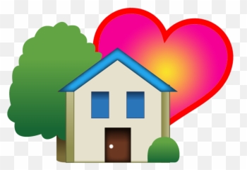 Refinance Your Home Today - House Emoji With Heart,House Emoji