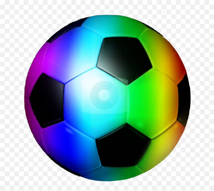 Popular And Trending Play Ball Stickers On Picsart - Rainbow Soccer Ball Png Emoji,Soccer Ball Emoticons