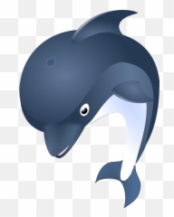 Dolphins Clipart Flipper Dolphins Flipper Transparent Free - Clipart Dolphin Emoji,Dolphin Emoji