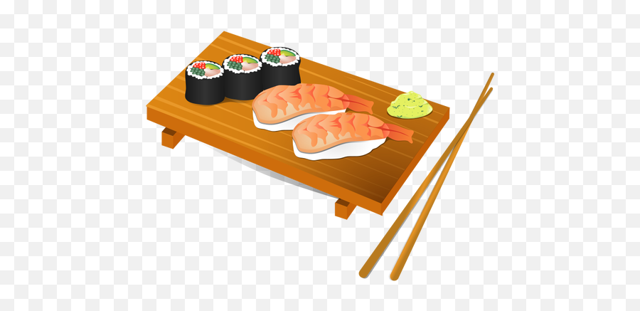 Sushi Food Vector Illustration - Sushi Clipart Emoji,Emoji Lunch Box