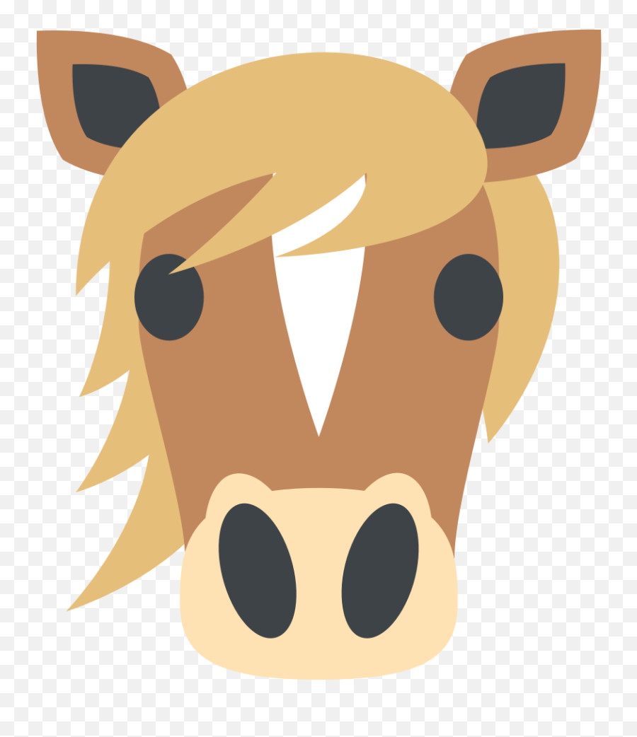 Emojione 1f434 - Horse Face Clip Art Emoji,Rainbow Emoji