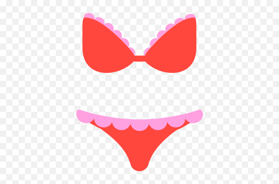 Bikini Emoji - Emoji De Lingerie,Swimsuit Emoji