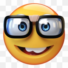Wannabe Emoji Rank - Glasses Nerd