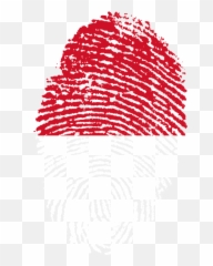 Indonesia Flag Fingerprint - Uae Emoji