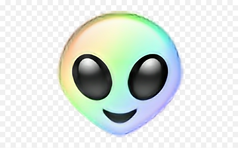 Weird Tumblr Emoji Alien Ovni Freetoedit - Hd Png Emojis,Emoji Alien Head